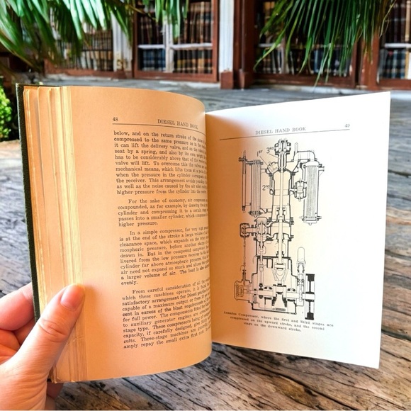 VINTAGE 1938 Diesel Hand Book - Rare Antique Engineering Manual - Collectible - Picture 8 of 13